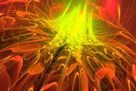 Abstract Flower fractal bloom. blossom background.の写真素材