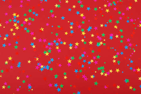 Confetti stars backgroundの写真素材