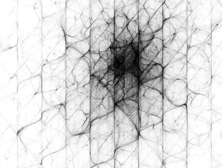 Abstract textured image in black and white, metal mesh, waves