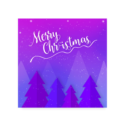 christmas treesのイラスト素材