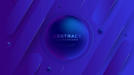 Blue Purple Liquid color background design. Futuristic Gradient. Minimal Pattern. Fluid gradient shapes composition. Futuristic design Brochure. Abstract Geometric Background.のイラスト素材
