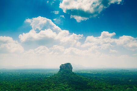 Sigiriya Lions Rock Sri Lankaの写真素材