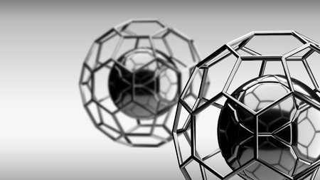 Football chrome structure broadcast background 3d renderingの写真素材