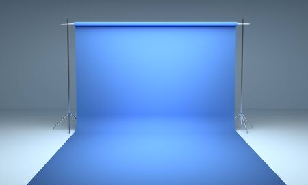 Empty photography studio background  template 3d renderの写真素材