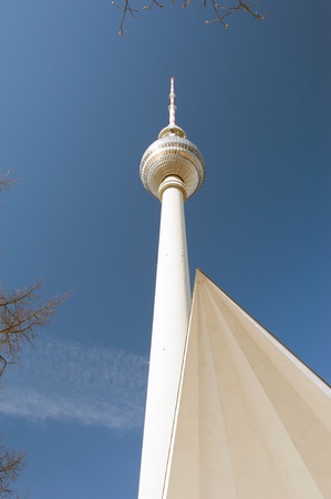 Berlin - Alexanderplatz - TV towerのeditorial素材
