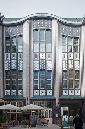 Berlin Hackescher Hof Hfe 1 - West sideのeditorial素材