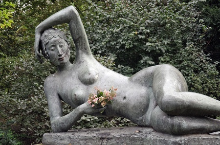 Bremen statue Aeginaの写真素材