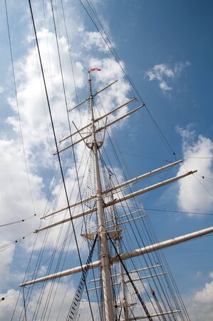 Port of Hamburg 2012 - tall ship foremast