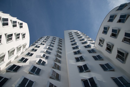 Dusseldorf media harbor, 2013, at the customsのeditorial素材