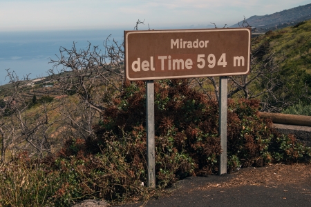 La Palma in 2013 - View from the Mirador del Time on the west coast northwards