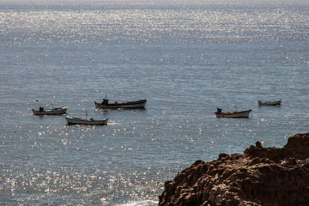 La Palma 2013, Fuencaliente, fishing boats off the Atlantic coastのeditorial素材