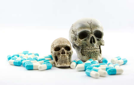 Still Life with a Skull concept on the artの写真素材