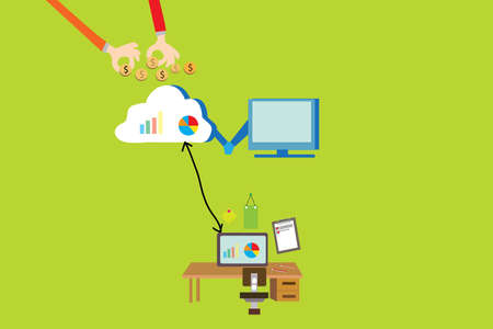 cloudcomputingのイラスト素材