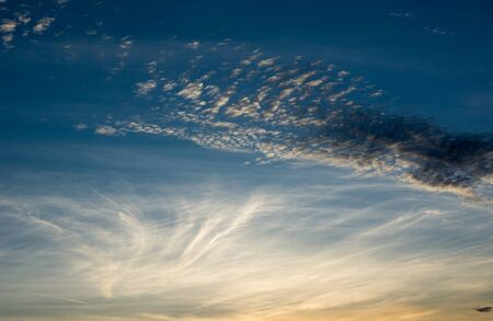 sunset, blackground darkcolor and color fullの写真素材