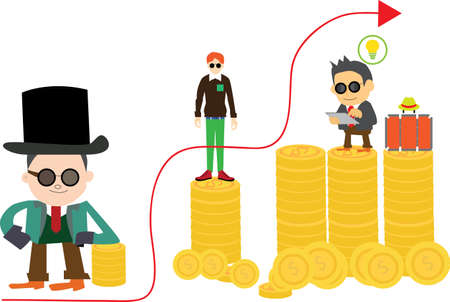 save money To be used for saving money and saving conceptのイラスト素材