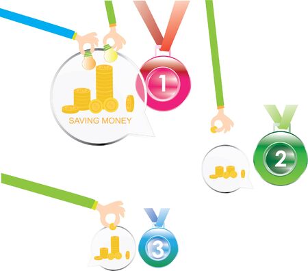 Saving Money concept, corruptionのイラスト素材