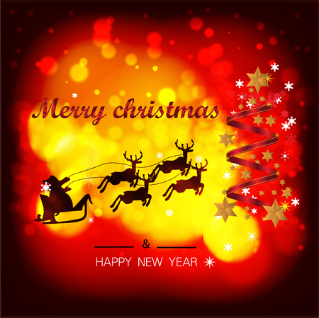 Christmas Background with Stars Christmas banner. Background Xmas design happy new yearのイラスト素材