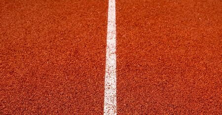 Track for athletic competition, blur race background for training