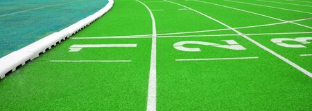 Running track for the athletes background, Athlete Track or Running Track