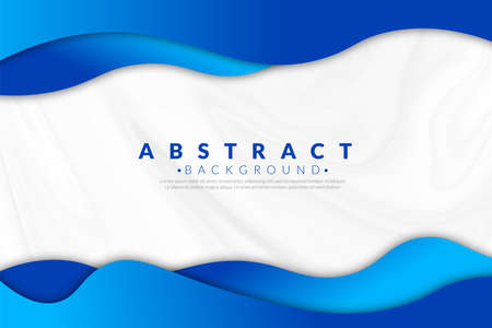 Abstract blue curve background. Wallpaper concept design fluid wave for design, party, invitation, web, banner, business card. Vector illustrationのイラスト素材
