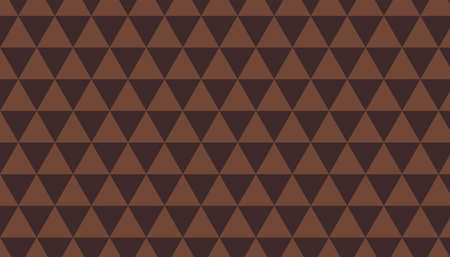 Brown triangle pattern seamless background. Vintage color concept. Vector illustration.のイラスト素材