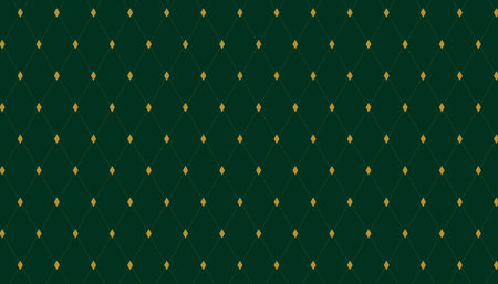 Abstract luxury dark green square pattern background. Modern elegant design concept. Vintage leather texture wallpaper. Vector illustration.のイラスト素材