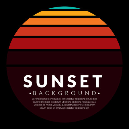 Summer design over black background, vector illustration eps10 graphic.のイラスト素材