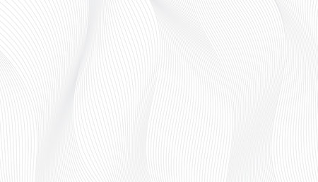Abstract white wave line pattern background. Vector illustration. Minimalist style concept.のイラスト素材