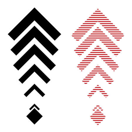 simple geometric shape design elements tattoo. vector illustration shape.のイラスト素材