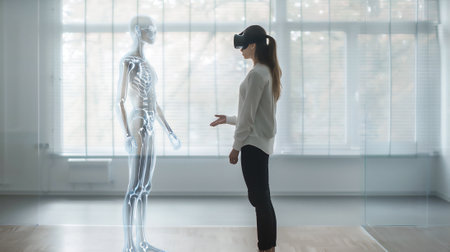 the ways in which AI enhances human capabilities and augments our physical and cognitive abilities.の素材