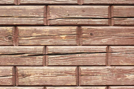 Bricks wood old wall pattern background with natural light