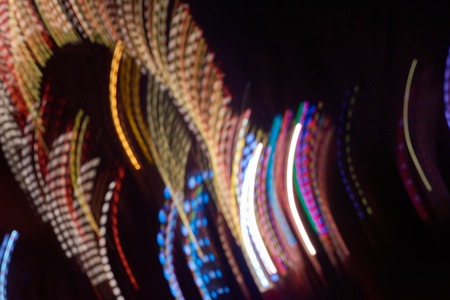 motiom bllured illuminationの写真素材