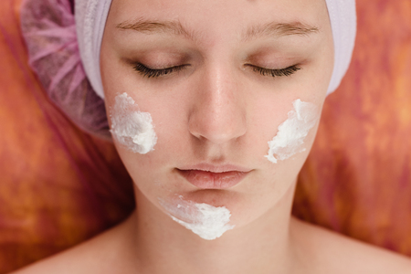 Beauty treatment in spaの写真素材