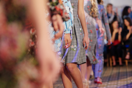 Defile on fashion weekの写真素材