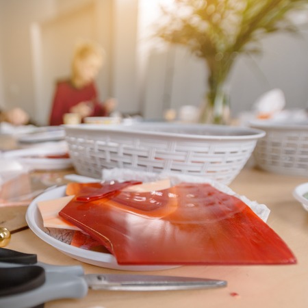 Tools for mosaic makingの写真素材