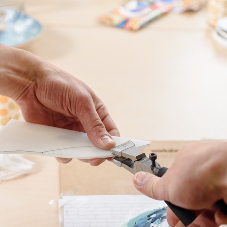 Mosaic maker with pliers