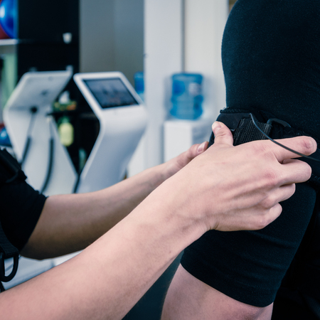 Preparation for EMS trainingの写真素材