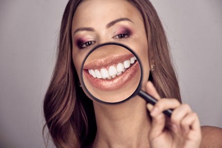 Teeth whitening conceptの写真素材