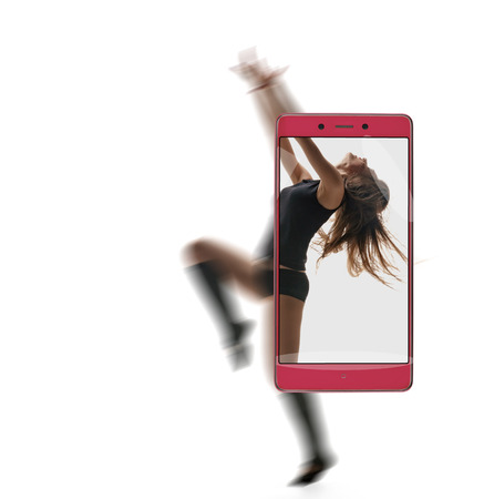 Professional female dancerの写真素材