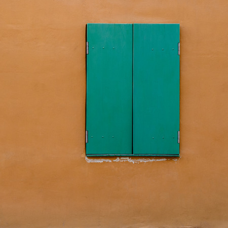 closed shuttersの写真素材