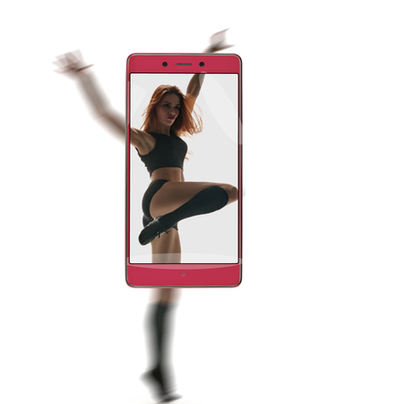 Professional female dancerの写真素材