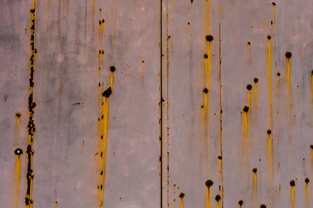Bullet holes in wall
