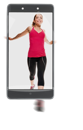 Running fitness womanの写真素材