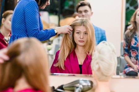 Open workshop in hairdressingのeditorial素材