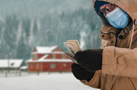 Buying a country house is way to escape from the city during  pandemicの写真素材