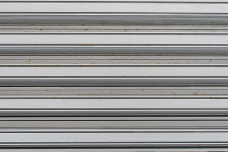 Modern aluminum profile pattern background for texture or designの写真素材