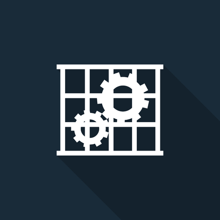 PPE Icon.Use Guards Protection Symbol Sign Isolate On Black Backgroundのイラスト素材