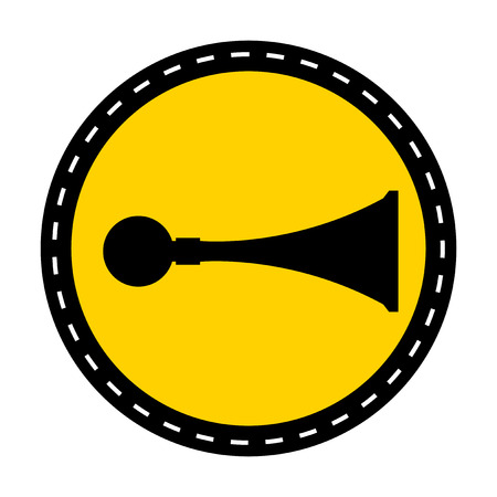 PPE Icon.Sound Horn Symbol Sign Isolate On White Background,Vector Illustrationのイラスト素材