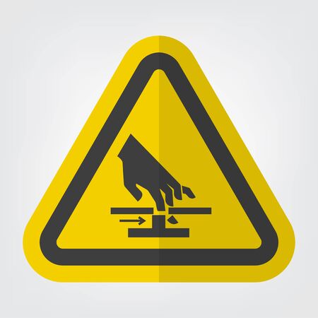 Cutting of Hand Moving Parts Symbol Sign Isolate On White Background,Vector Illustration EPS.10のイラスト素材