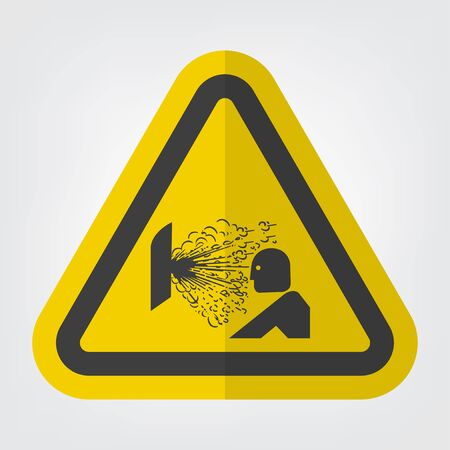 Explosion Release of Pressure Symbol Sign Isolate On White Background,Vector Illustration EPS.10のイラスト素材